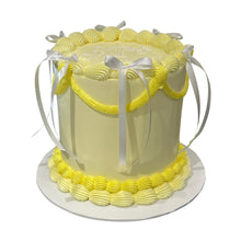 Load image into Gallery viewer, Vintage with Bow Ribbons Cake