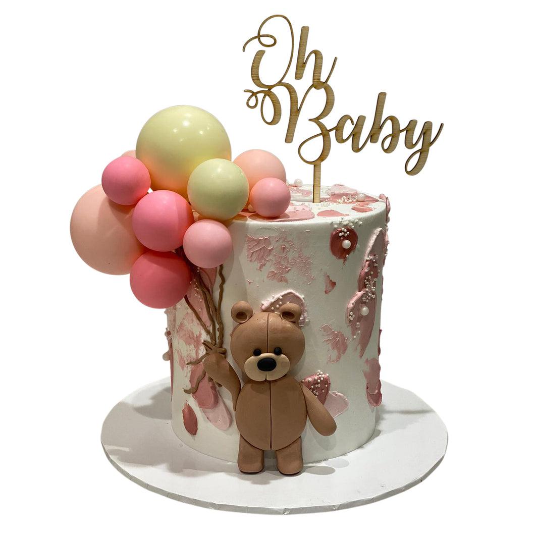 Bear Balloons Tall Cake