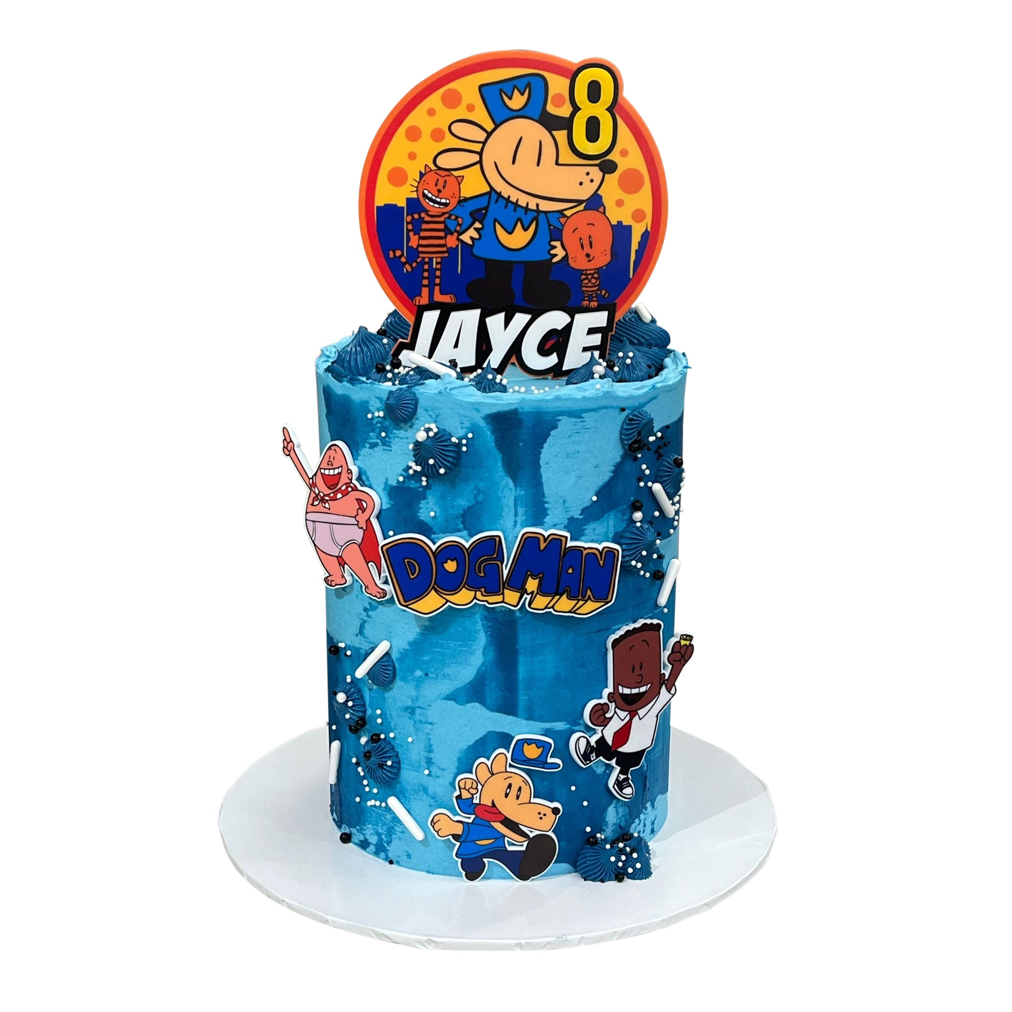 Dog Man Themed Cake Poles Patisserie Dog Man Themed Cake Poles Patisserie