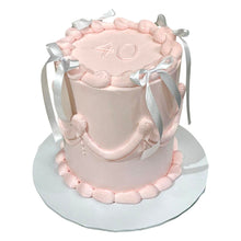 Load image into Gallery viewer, Vintage with Bow Ribbons Cake