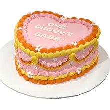 गैलरी व्यूवर में इमेज लोड करें, हार्ट विंटेज केक