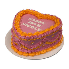 गैलरी व्यूवर में इमेज लोड करें, हार्ट विंटेज केक