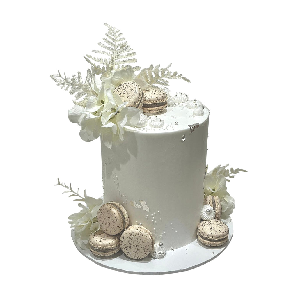White Royale Themed Cake