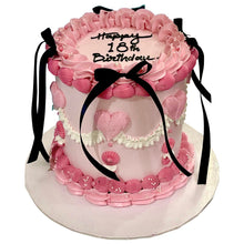 Load image into Gallery viewer, Vintage with Bow Ribbons Cake