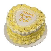 गैलरी व्यूवर में इमेज लोड करें, हार्ट विंटेज केक