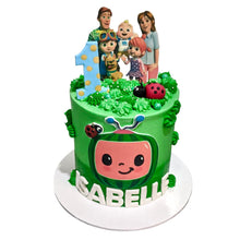 Load image into Gallery viewer, Coco Melon Themed Cake (1)
