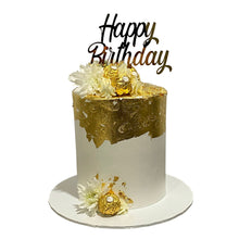 Load image into Gallery viewer, White &amp; Gold Luxe Cake
