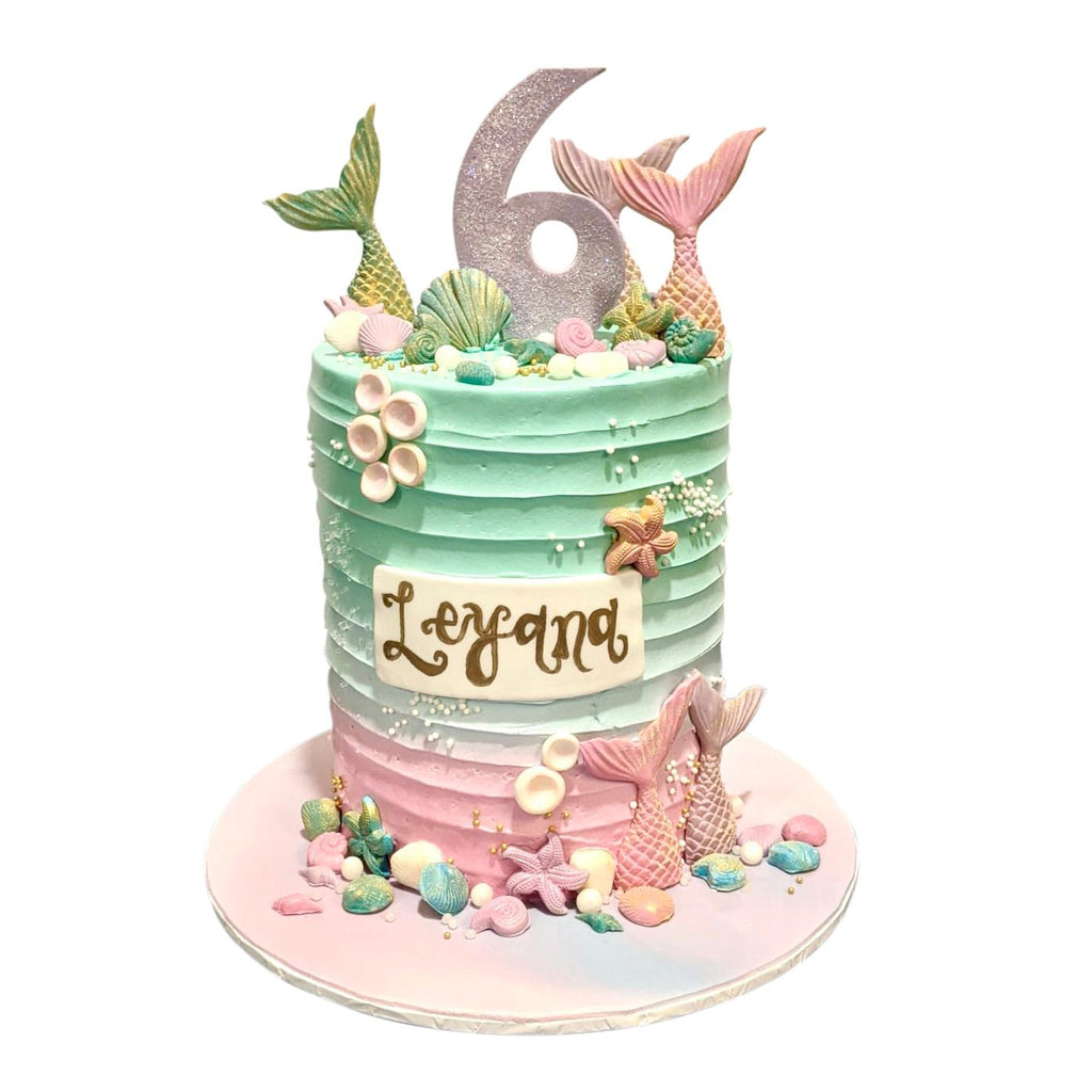 Mermaid Themed Cake (3)