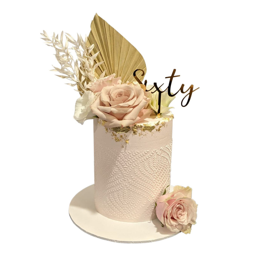 Stencil Style Cake
