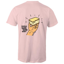 गैलरी व्यूवर में इमेज लोड करें, Vanilla Slice Slice Baby! - Men&#39;s Staple Tee (Design 1)
