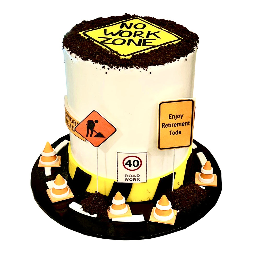 Construction Site Cake