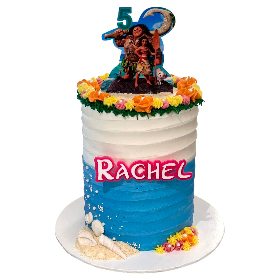 Moana Themed Cake (4)