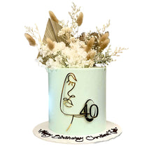 गैलरी व्यूवर में इमेज लोड करें, Face Silhouette Tall Cake (4)
