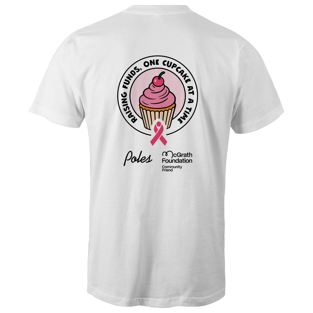 Poles x McGrath Foundation Men T-Shirt (White)