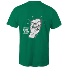 गैलरी व्यूवर में इमेज लोड करें, Vanilla Slice Slice Baby! - Men&#39;s Staple Tee (Design 3)

