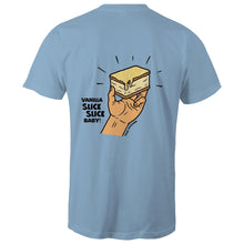 गैलरी व्यूवर में इमेज लोड करें, Vanilla Slice Slice Baby! - Men&#39;s Staple Tee (Design 1)
