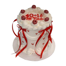 Load image into Gallery viewer, Vintage with Bow Ribbons Cake
