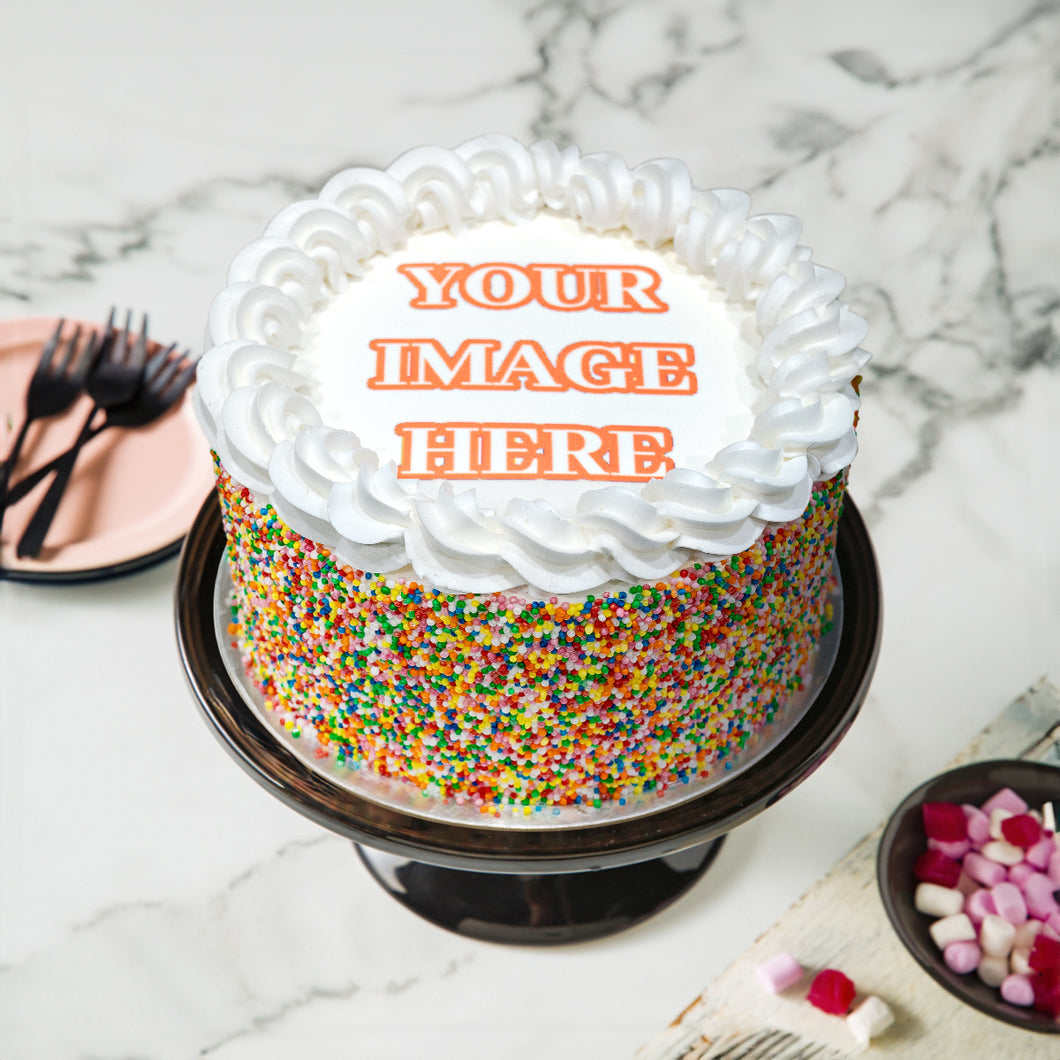 Selfie or Custom Image Cake