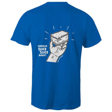 गैलरी व्यूवर में इमेज लोड करें, Vanilla Slice Slice Baby! - Men&#39;s Staple Tee (Design 3)
