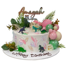 Load image into Gallery viewer, Dinosaurs Buttercream Themed Cake
