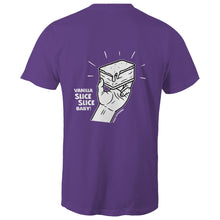गैलरी व्यूवर में इमेज लोड करें, Vanilla Slice Slice Baby! - Men&#39;s Staple Tee (Design 3)
