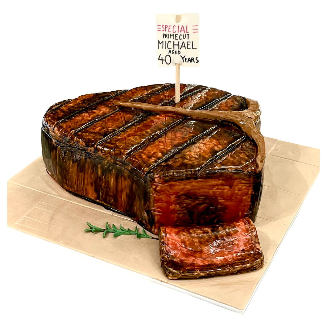 Prime Cut Cooked Steal Cake