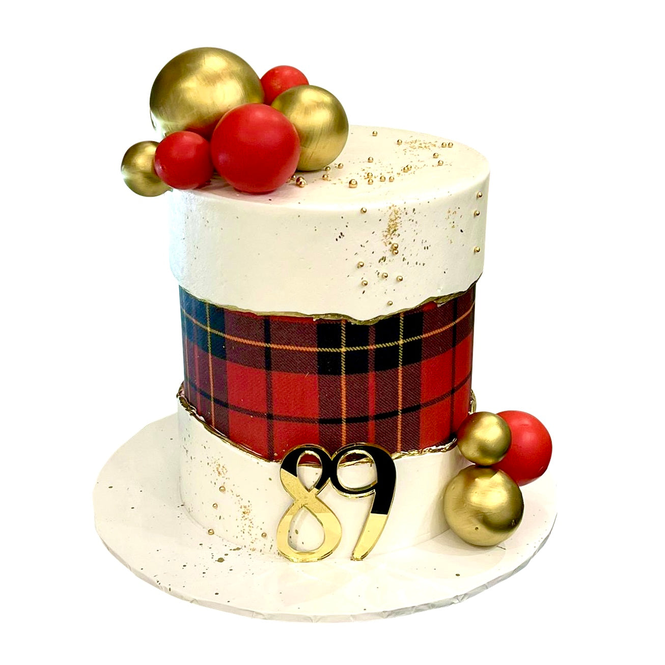 Graphic Checked Theme Cake – Poles Patisserie