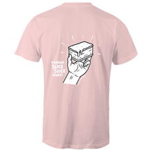 गैलरी व्यूवर में इमेज लोड करें, Vanilla Slice Slice Baby! - Men&#39;s Staple Tee (Design 3)
