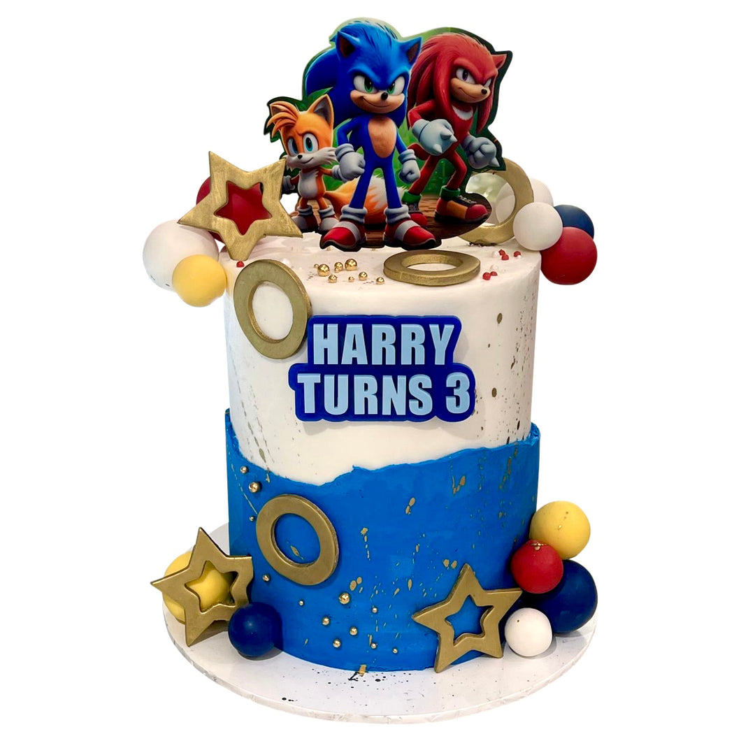 Sonic Hedgehog Cake (3)