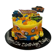 Load image into Gallery viewer, Hot Wheels Themed Cake
