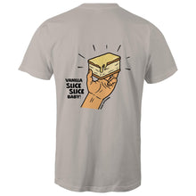 गैलरी व्यूवर में इमेज लोड करें, Vanilla Slice Slice Baby! - Men&#39;s Staple Tee (Design 1)
