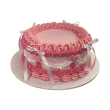 Load image into Gallery viewer, Vintage with Bow Ribbons Cake
