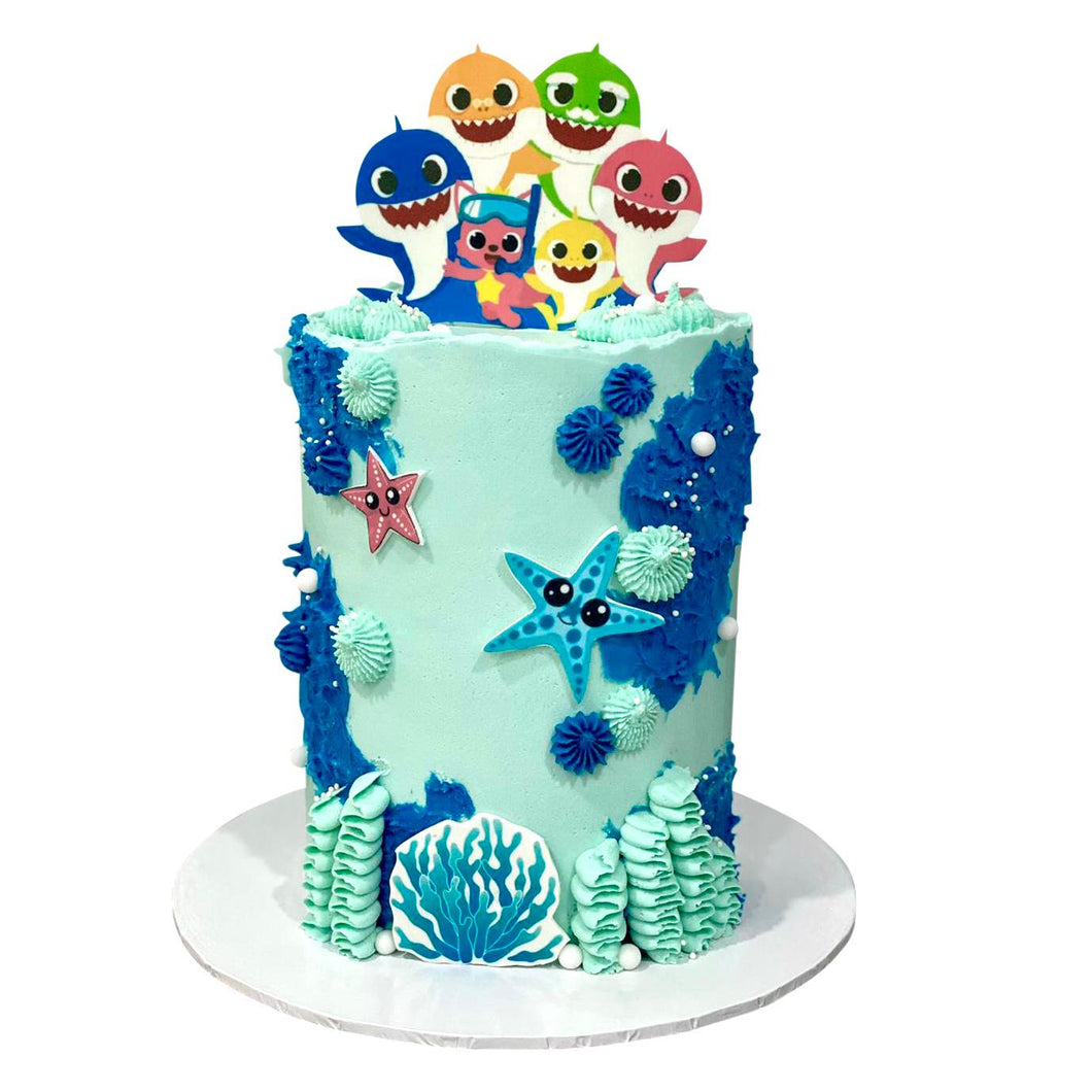 Baby Shark Theme Cake (2)
