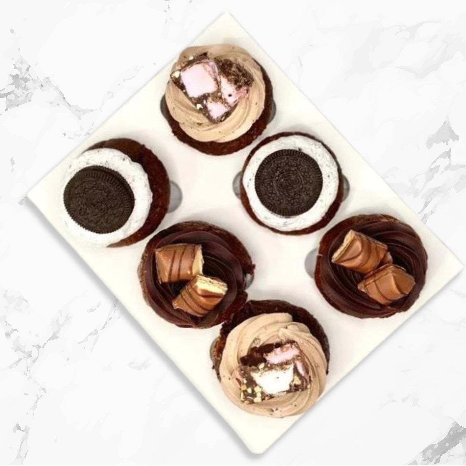 Choco Lover Cupcakes (6 Pack) – Poles Patisserie
