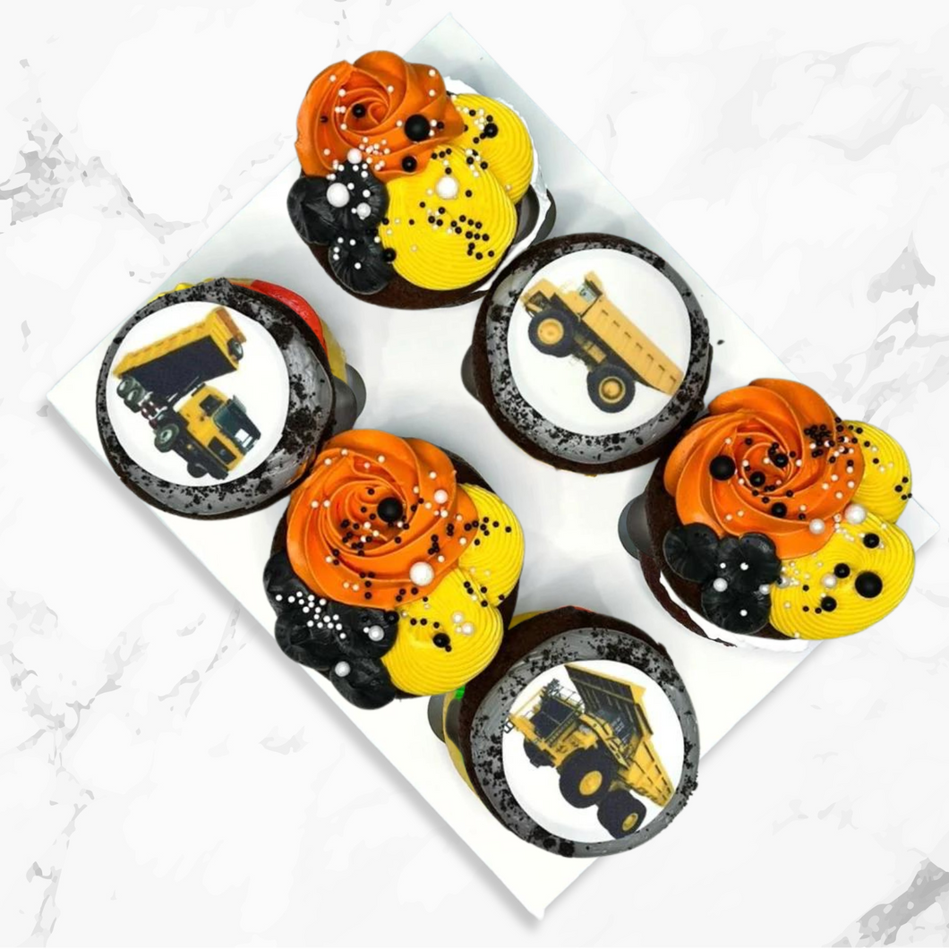 Construction Themed Cupcakes