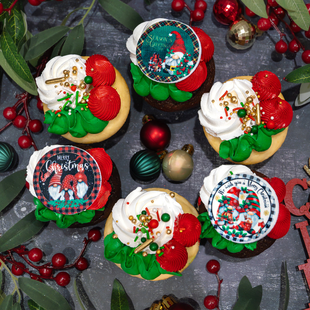 Christmas Cupcakes (6 Pack)