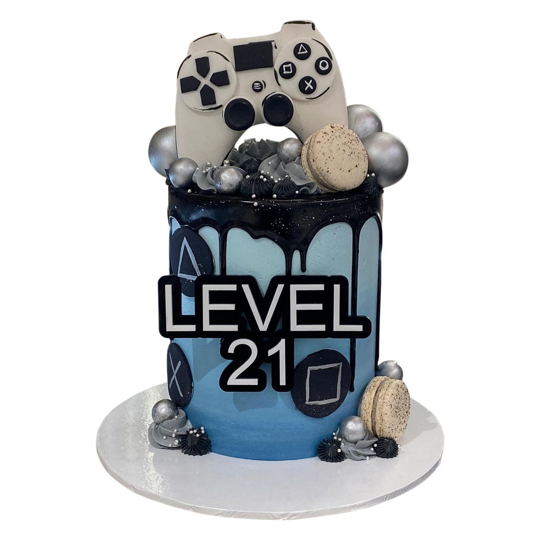 Gamer Addict Theme Cake