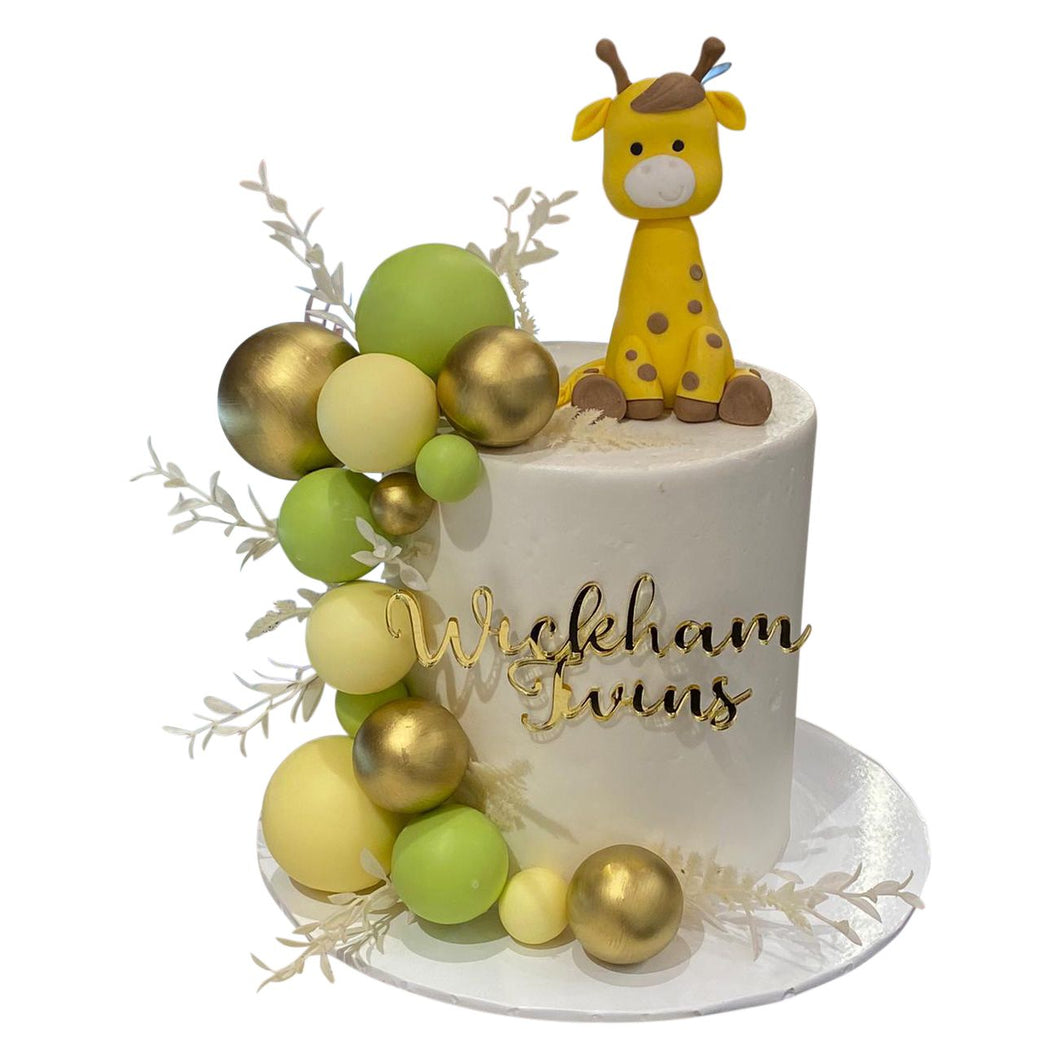 Giraffe Theme Cake