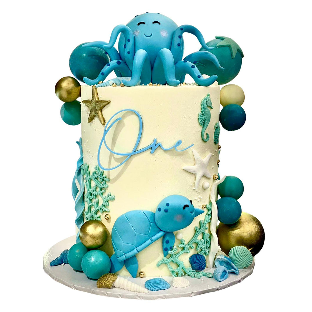 Under The Sea Themed Cake