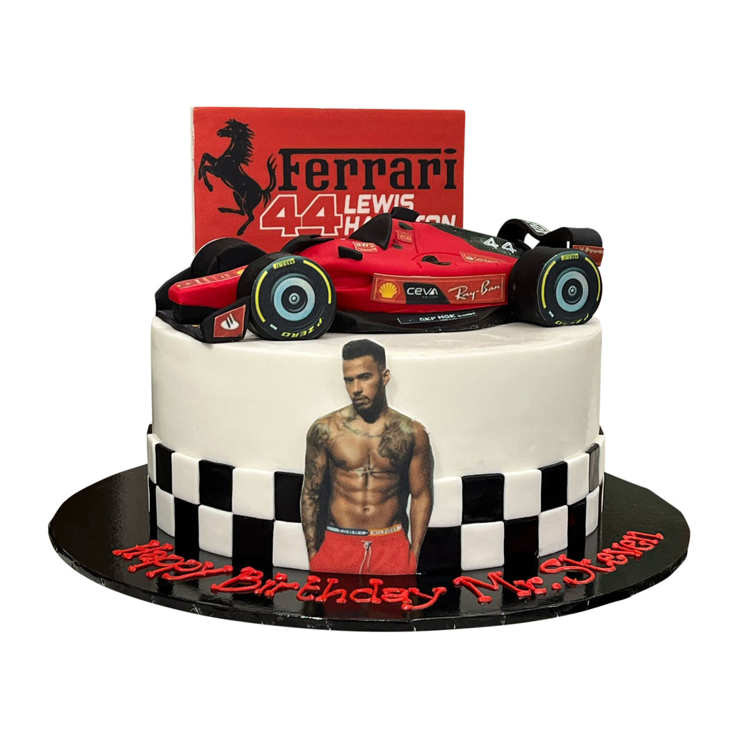 Ferrari F1 Theme Cake (2)