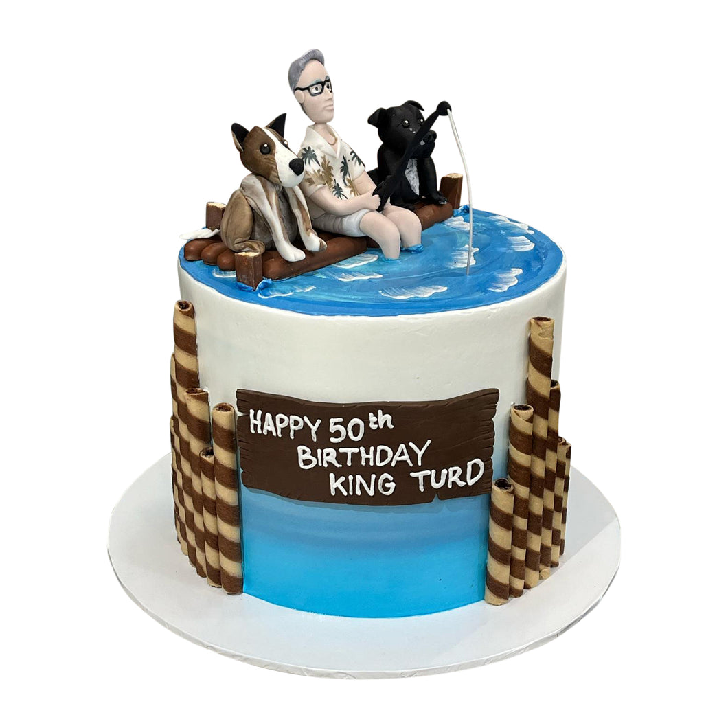 Fishing Themed Cake