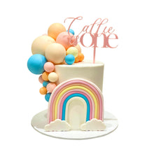 गैलरी व्यूवर में इमेज लोड करें, Pastel Rainbow Theme Cake
