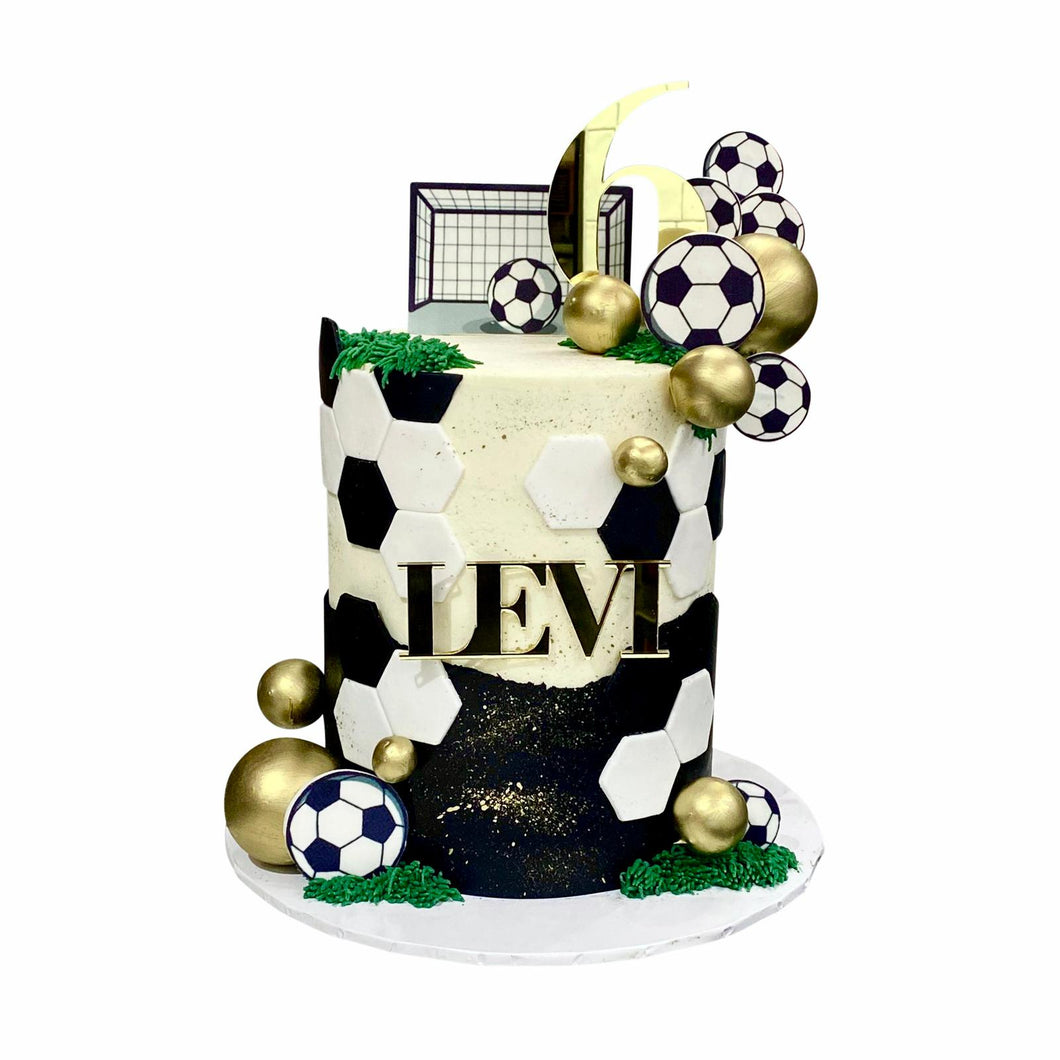 Soccer Theme Cake