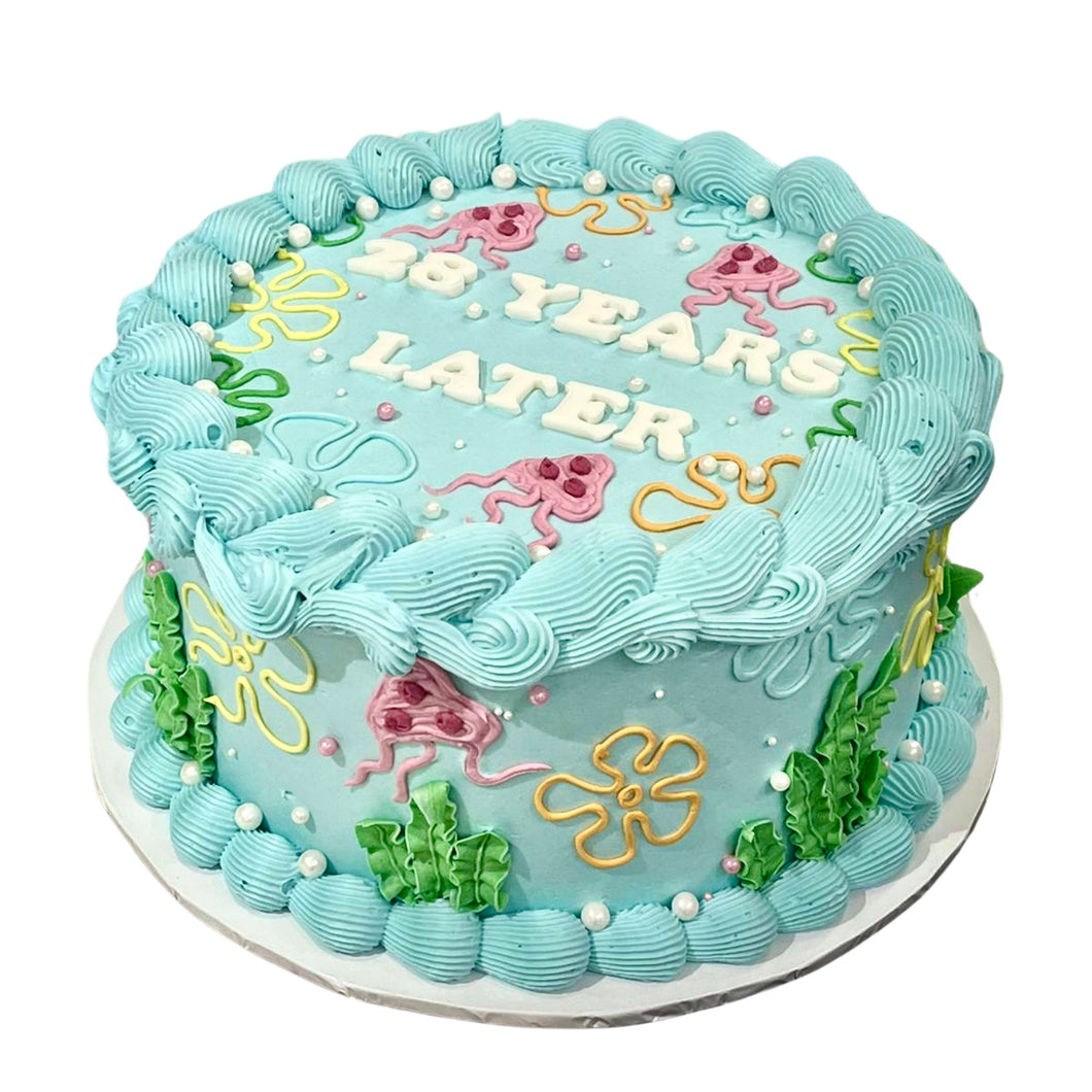 Bob Sponge (Square Pants) Themed Cake (2)