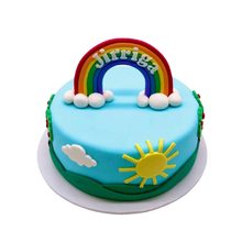 Load image into Gallery viewer, Sky Rainbow Cake
