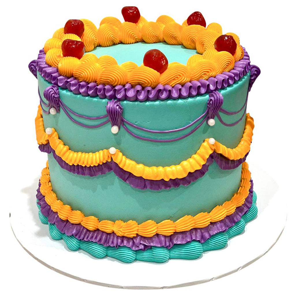 Vintage Round Style Cake