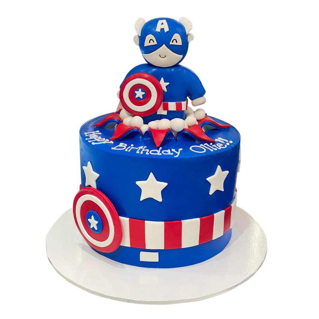 Captain America Cake Design Images (Captain America Birthday Cake Ideas) | Captain  america cake, Captain america birthday cake, Captain america birthday