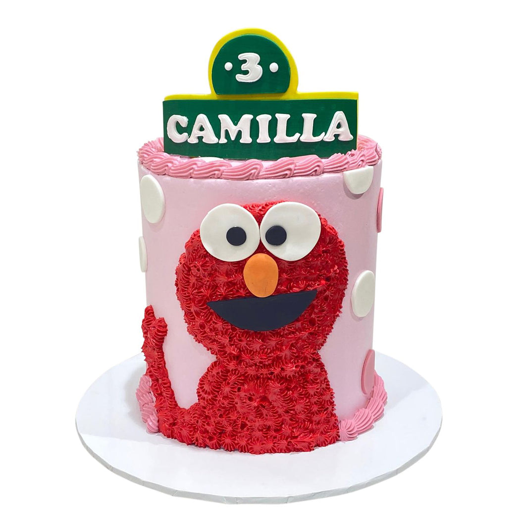 Elmo Sesame Street Theme Cake