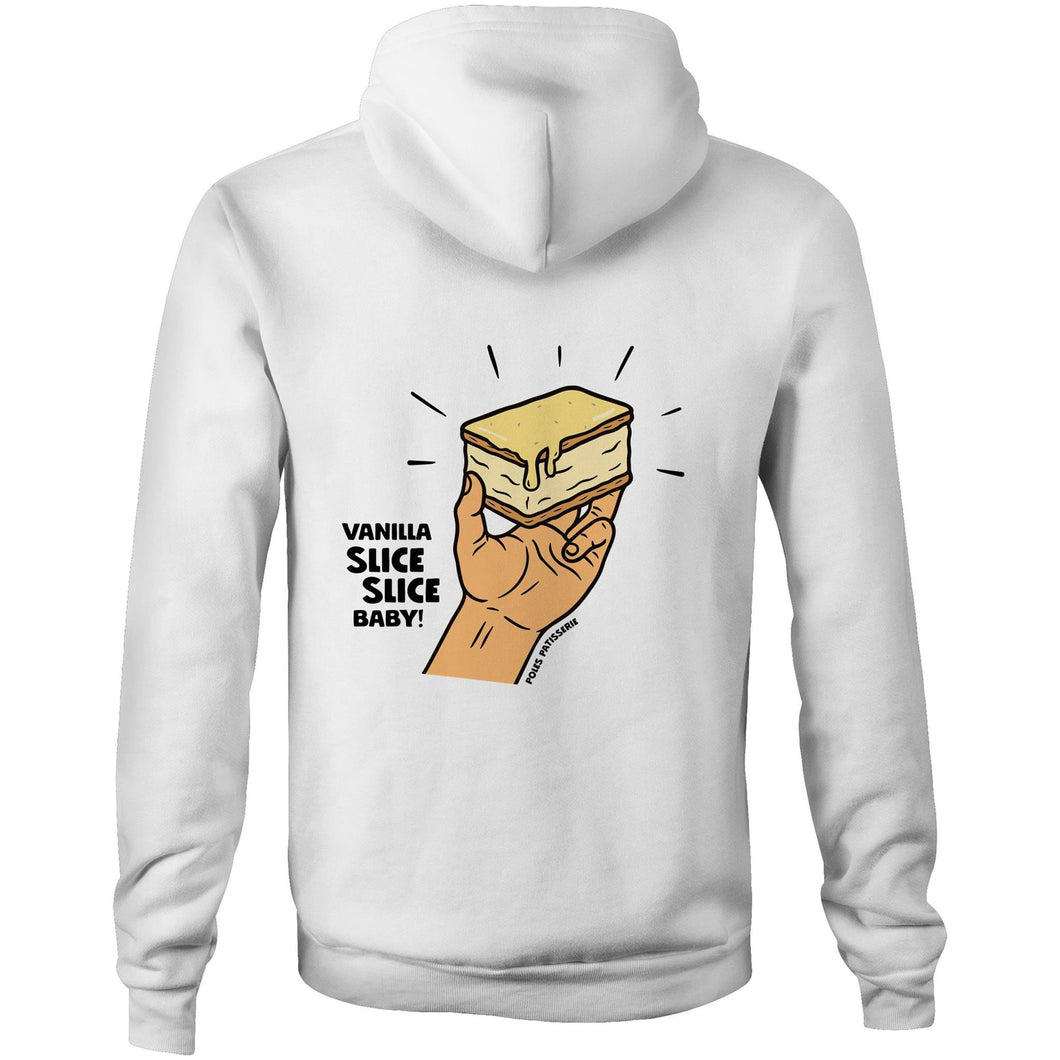Vanilla Slice Slice Baby! - Pocket Hoodie Sweatshirt (Design 1)
