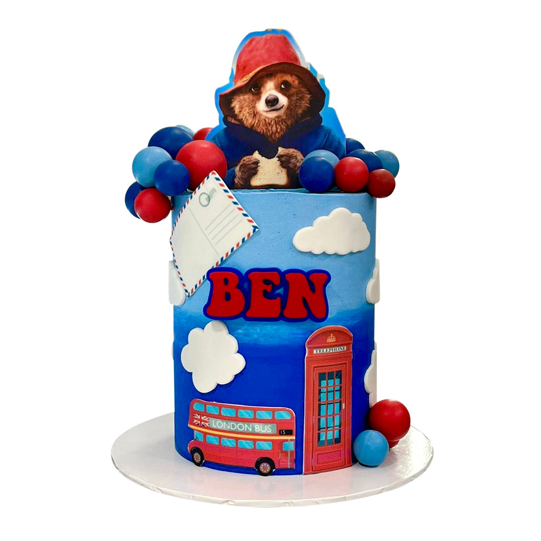Paddington Bear Theme Cake (2)